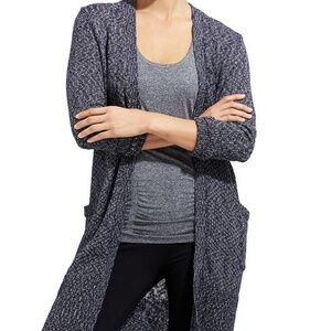 Athleta Weekend Wrap Knit Cardigan Navy size XS